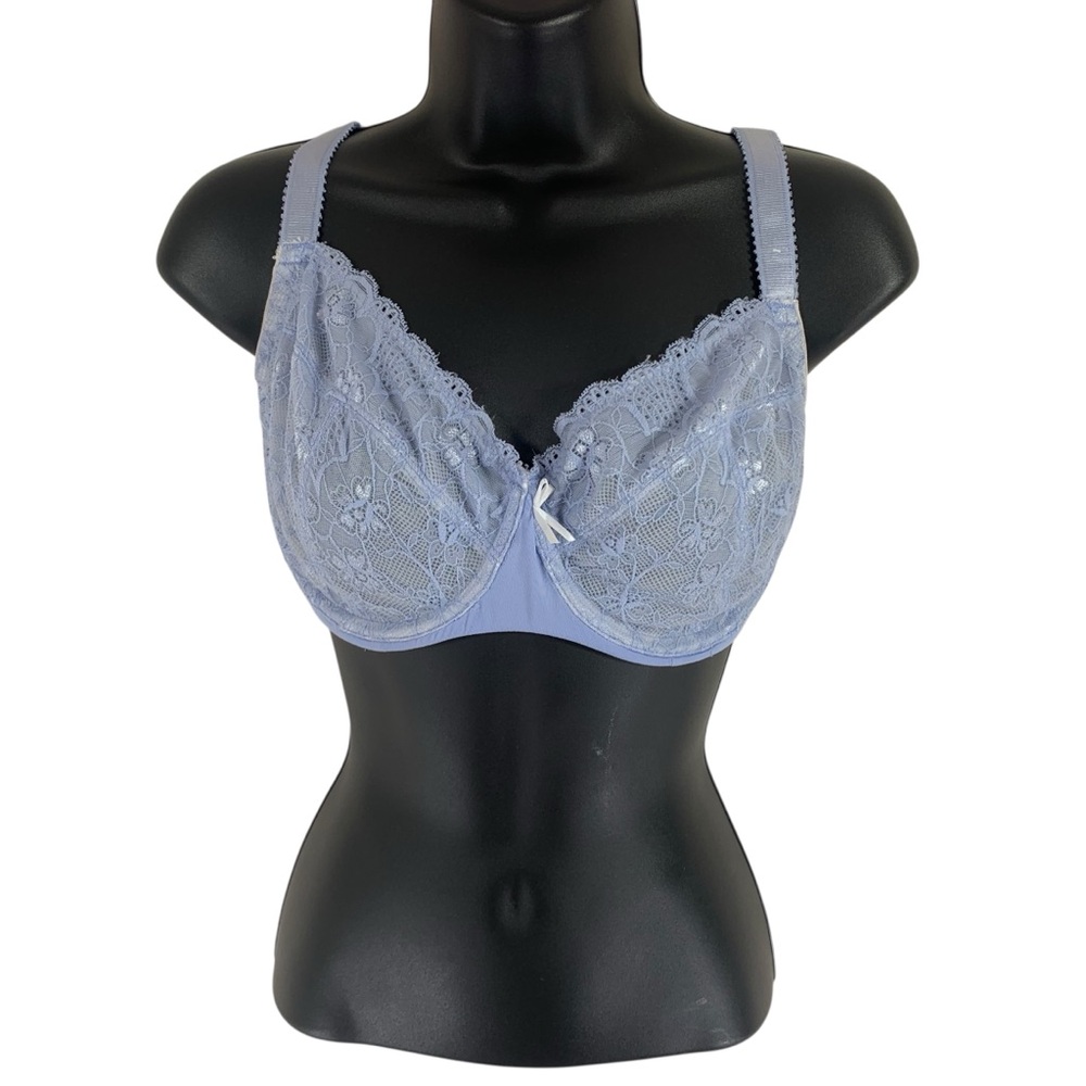 Voglio Adrianna  Lace Underwire Bra - Soft Blue size 42D